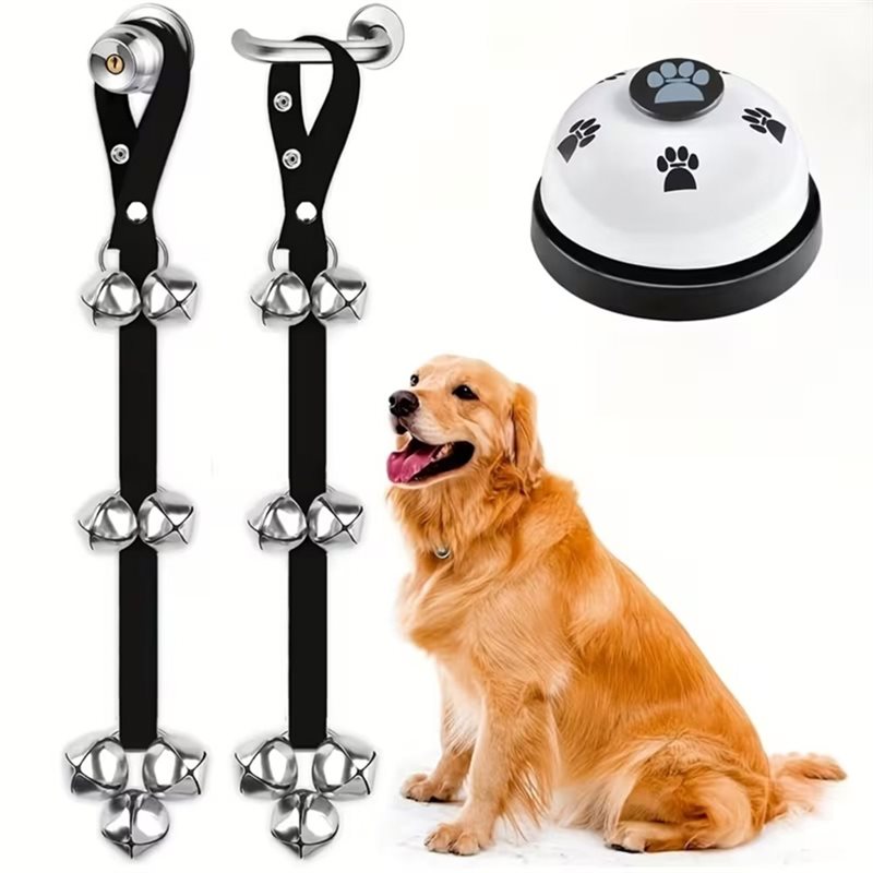 Training Clicker Dog - ABGH-Dog Doorbell Training Adjustable Pet Training