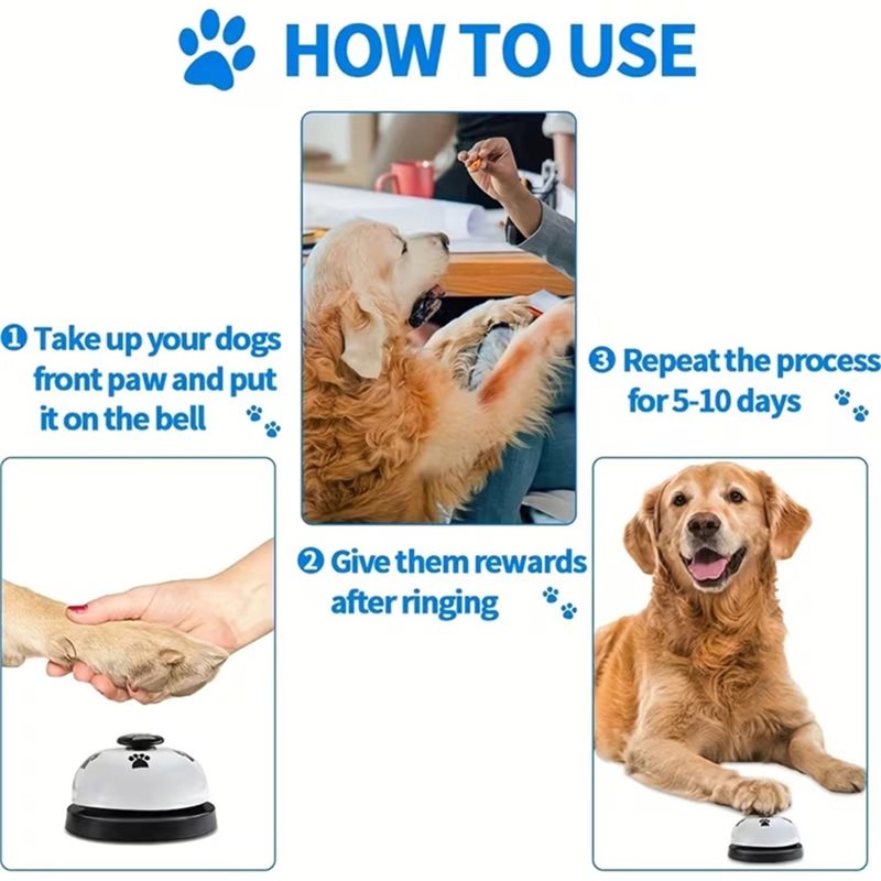 ABGH-Dog Doorbell Training Adj - Training Clicker Dog review and price