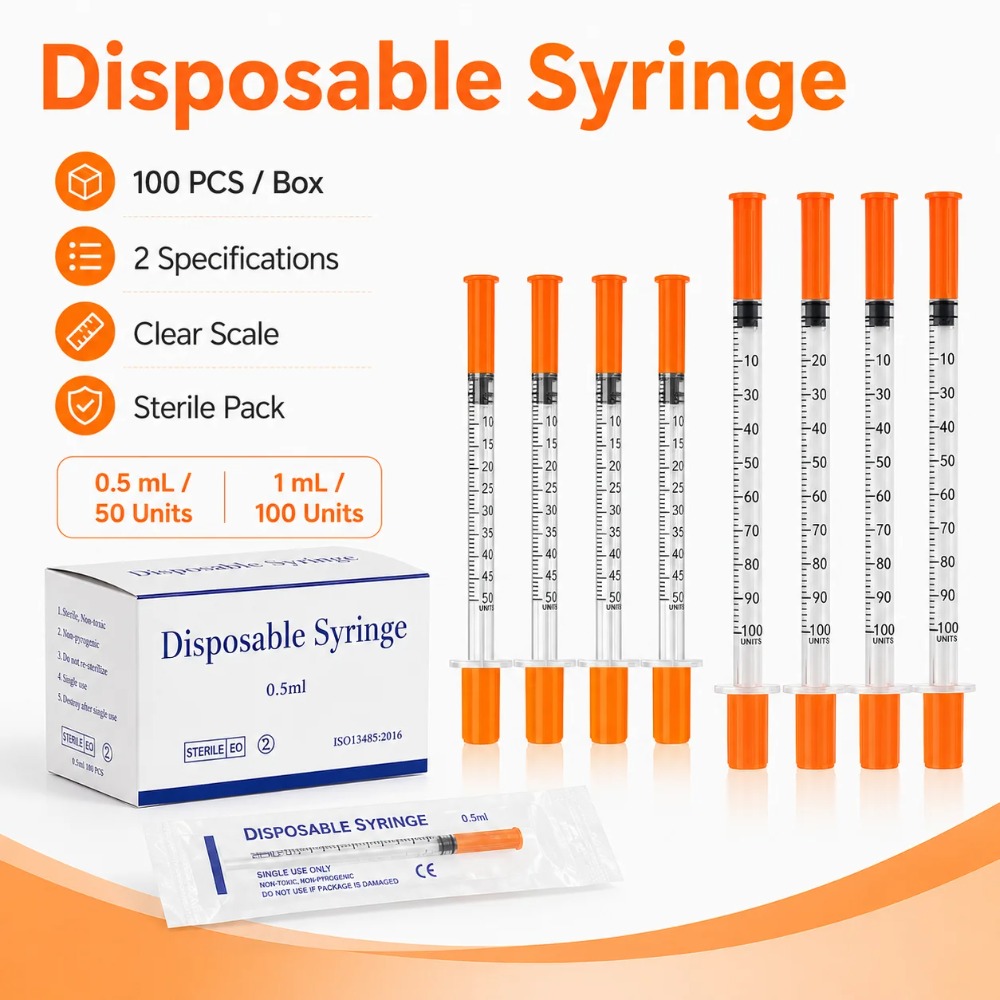 100pcs Disposable Syringe1ml 0 - Pet Supplies Nz review and price